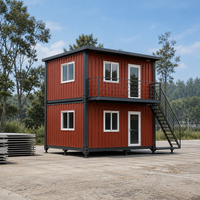 Maison conteneur pour chambre d'hôtel de villégiature et hébergement en chalet de vacances