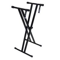 Heavy-Duty Digital Rack Piano Stand Adjustable Detachable Double-Desk Keyboard Stand for Electronic Musical Instruments