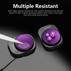 ชุดฟิลเตอร์ปรับได้ Amazear 4 ชิ้น สำหรับ DJI Mini 4 Pro ฟิลเตอร์เลนส์แบบ ND8 ถึง ND64 ป้องกันรอยขีดข่วนเคลือบหลายชั้น - Product Image 6