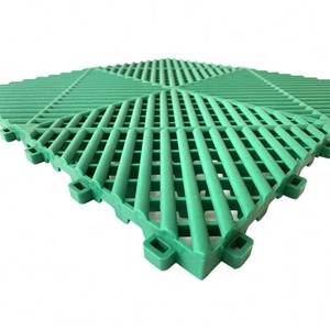 Losetas de Suelo para Garaje Antideslizantes de PP Encastrables de 40x40, Más Vendidas, para Talleres de Detallado de Automóviles, Estilo de Diseño Moderno para Uso en Exteriores - Product Image 3