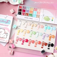 Rotation Flip Cover 18 Couleurs Solide Pat Peinture Gel Vernis Haute Saturation Gradient Blush Effet De Transfert Nail Pat Vernis Gel