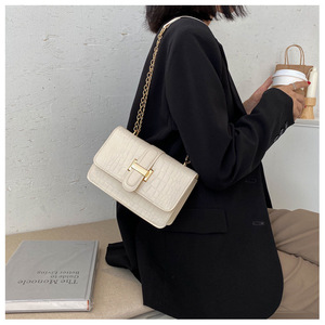 Nouveauté Carteras Y Bolsos <span class=keywords><strong>De</strong></span> Mujer Sac à main en cuir tendance Motif crocodile Sacs bandoulière pour femmes - Product Image 2