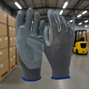 ถุงมือโพลีเอสเตอร์เคลือบไนไตรล์ ระดับการป้องกันการบาด 11 สำหรับงานโลจิสติกส์และคลังสินค้า - Product Image 3