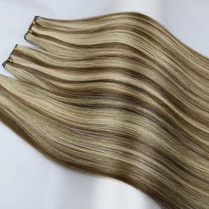 Tóc nối mảnh ghép tay, tóc người Nga, chất liệu tóc nguyên chất, lớp biểu bì còn nguyên vẹn, kiểu nối không lộ mối nối, không bị rụng, kiểu nối kép, không cần nối lại. - Product Image 5