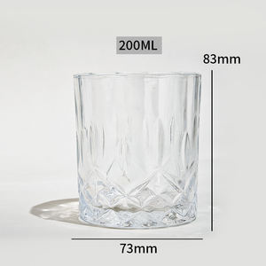 200ml 320ml Whisky à l'ancienne avec cire de sable Ensembles de cire de soja pour bougie à la main Peinture bougie d'art de sable dans une tasse - Product Image 6