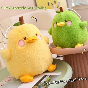 Peluche Canard Mignon Super Doux en Coton PP, Design Petite <span class=keywords><strong>Poire</strong></span>, Compagnon de Sommeil pour Enfants, Oreiller à Câliner pour Filles de 7 à 14 Ans - Product Image 4