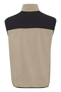 Veste à col montant avec fermeture éclair Color Block Sweat-shirt polaire d'hiver pour homme avec poches chaudes et poignets réglables - Product Image 6