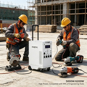 Generador Solar Todo en Uno KUNETIC Serie TG-MA con Carga MPPT, Batería LiFePO4, IP65, Portátil, Almacenamiento de Energía de 5-15kWh para Exteriores - Product Image 2