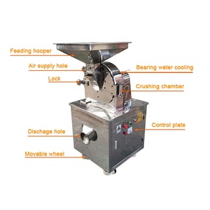 산업용 코코아 밀가루 분쇄기 조미료 분유 분쇄기 기계 착빙 설탕 소금 분쇄 기계 - Product Image 2