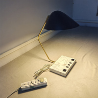 Staybridge Suites Lampe de table Base en marbre blanc Lumière Côté lit Moderne Led Rechargeable Lampe de table moderne pour chambre Hôtel