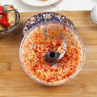 Plastic Knoflookpers Keuken Huishoudelijk Handmatige Knoflookknijper Mini Multifunctionele Knoflookhakker Chili-snijder Rasp