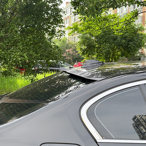 Bmw Rear Spoiler Carbon Fiber Texture Abs Ducktail Roof Spoiler For 5 Series G30 2018-2023 - Product Image 3