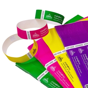 สายรัดข้อมือไวนิลพิมพ์โลโก้ตามสั่ง กันน้ำ พิมพ์ออฟเซ็ต CMYK บนกระดาษสังเคราะห์ พร้อมรหัสประจำตัว ปรับแต่งได้ตามต้องการ สำหรับโปรโมชั่น - Product Image 5