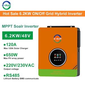 ESUN Système Solaire Hybride 6.2kW 48V 10kW Double MPPT pour Raccordement au Réseau AC ES-WI-10200 – Nous avons lancé plusieurs modèles de puissance. - Product Image 6