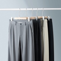 Pantalon de golf anti-rides pour homme en soie glacée, rafraîchissant, hydrophobe, coupe ajustée, joggers, vêtements imperméables, pantalon de travail