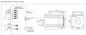 ไดรเวอร์มอเตอร์แบบไฮบริดชนิด L จำนวน 60 ตัว (CANopen) พร้อมเทคโนโลยี 32 บิต 17 เฟรม 24V - Product Image 4