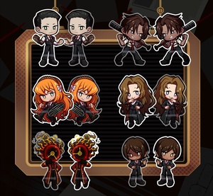 OEM ODM Anime en stock – Lot de breloques en acrylique Limbus Company 02 – Marchandises non officielles pour fans – <span class=keywords><strong>Meursault</strong></span>, Heathcliff, Ishmael, Rodion, Dante, Outis - Product Image 1