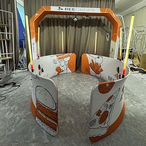 Caméra vidéo Portable Overhead 360 Spin Photo Booth Rgb 360 Degree Led Lighting Backgrounds - Product Image 2