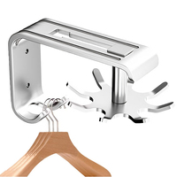 Ganchos para Colgar Utensilios de Cocina Debajo del Gabinete, 360 °   Soporte Giratorio para Utensilios sin Adhesivo, para Colgar Herramientas/Toallas