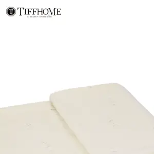 Tiff Home nueva innovación 240*70cm blanco orgánico personalizado ganchillo tela de lana sofá Manta