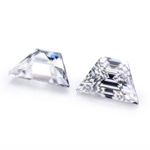 Pietra di Moissanite tagliata trapezoidale a forma di barca personalizzata con gemme di Baifu - Product Image 3
