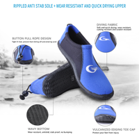Chaussures aquatiques en néoprène 3 mm pour hommes et femmes, séchage rapide, sensation pieds nus, chaussures de plage pour la plongée en apnée, la natation, le surf, le kayak