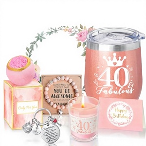 Cesta <span class=keywords><strong>de</strong></span> Regalo Exquisita Sheinly para el 40.º Cumpleaños para Mujeres - Para Mejores Amigas, Mamá, Esposa, Hija, Hermana, Novia y Compañera <span class=keywords><strong>de</strong></span> Trabajo - Product Image 5