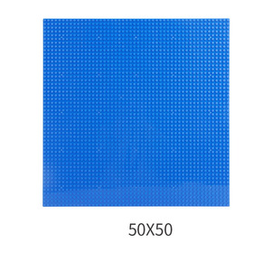 Mur de blocs de construction à petites particules 50x50 dot pièce unique 40*40CM jouets de plaque inférieure - Product Image 4