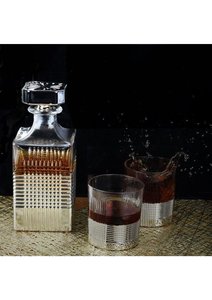 Decanter Set with 6 Glasses Premium Crystal Style <b>Whiskey</b> Decanter Drinkware Set for Home Bar Dining Table Gift <b>Collection</b> - Product Image 3