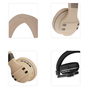 سماعات رأس لاسلكية بلوتوث قابلة للطي بتصميم جديد، سماعات أذن ماركة مع ميكروفون - Product Image 4