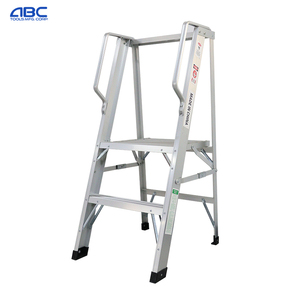 2 3 4 Steps <strong>Aluminum</strong> <strong>Ladder</strong> <strong>Single</strong>-Sided Grade 1A Aluminium Folding Stairs Household Platform Step <strong>Ladder</strong> - Product Image 1