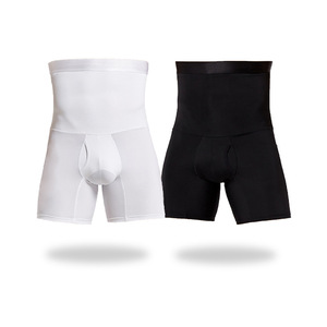 Fajas de cintura alta <span class=keywords><strong>para</strong></span> hombre, ropa interior moldeadora de compresión, bóxers <span class=keywords><strong>para</strong></span> adelgazar la cintura - Product Image 2