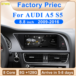 STWE New UI 8.8" Android14 Wireless AUTO Carplay For AUDI A5 2011 2016 Car Video Players GPS Navi Central Multimedia Screen - Product Image 2