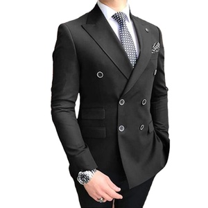 Eleganti Completi da Uomo 2 Pezzi Abito Formale <span class=keywords><strong>Maschile</strong></span> Slim Fit Abiti da Cerimonia per Sposo - Product Image 3