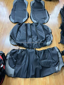 Coprisedili Universali Deluxe in PU di Lusso, Set Completo, Compatibili con Airbag, Traspiranti, Adatti per Auto, Camion, SUV - Product Image 2