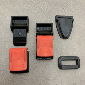 Generic Helmet Buckles Plastic Three Section Shell Clasp <b>Square</b> Clasp Wear Resistant Motorcycle Helmet Accessories - Product Image 4