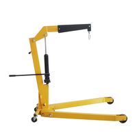 Cric de levage cric de moteur de grue de magasin pliable hydraulique 1 tonne 2 tonnes cric de levage de grue de moteur de palan de magasin manuel