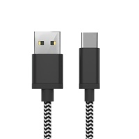 Cable USB-C de 60W al por Mayor, Carga Rápida, Cobre Puro, Trenzado de Nailon para Computadora/Auriculares/Teléfono