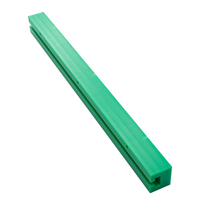 Rails de guidage en chaîne en nylon UHMWPE de haute qualité, systèmes de guidage en plastique polyéthylène résistant à l'usure