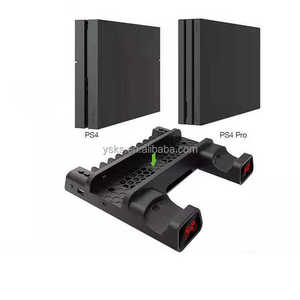 TP4-19076 Làm Mát Đứng Cho <span class=keywords><strong>PS4</strong></span> Slim Pro Điều Khiển Kép Sạc Đứng Trạm Cho <span class=keywords><strong>PS4</strong></span> Slim Pro Gamepad Sạc Cradle Cơ Sở - Product Image 5