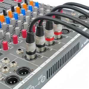 Cable de audio XLR macho a hembra de 2 núcleos, blindado, de cobre sin oxígeno con niquelado, para uso con micrófono en consola de mezclas - Product Image 3