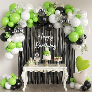 Guirlande de ballons en latex avec rideau à franges et bannière pour la décoration d'une fête d'<span class=keywords><strong>anniversaire</strong></span> féminine - Product Image 6
