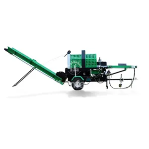 Ce Approved Jamfam Firewood Processor / Log Splitter / Wood Splitter Machine Hydraulic With Log Conveyor