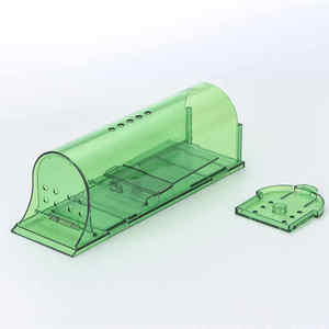 <strong>Mouse</strong> Control Device Box Traps for <strong>Mice</strong> Pest Control Rat Live Catch <strong>Mouse</strong> Trap PC Material Mousetrap for Household Use - Product Image 1