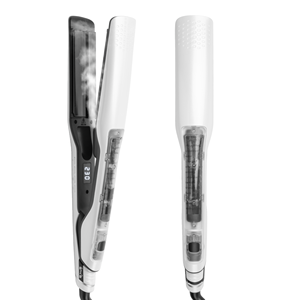 Catokan Rambut Uap 2 in 1 dengan 14 Suhu yang Dapat Disesuaikan, Layar LCD, dan Tangki Air Terintegrasi untuk Perawatan Rambut - Product Image 2