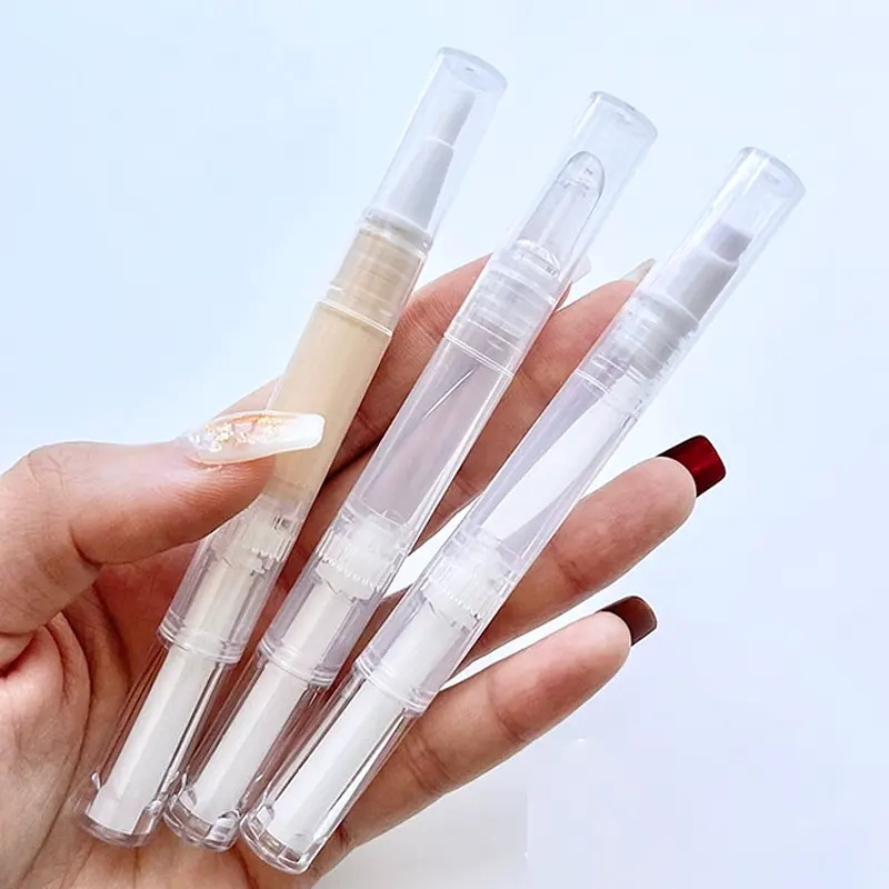 2ML/3ML 립스틱 트위스트 화장품 펜 네일 오일 펜 브러시 팁 화장품 립 글로스 튜브 어플리케이터 액체 빈 큐티클 오일 펜