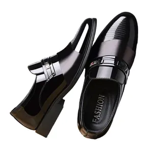 पुरुषों के लिए आरामदायक बिजनेस फॉर्मल कैजुअल जूते फैशन लीजर लोफर्स ऑक्सफोर्ड लेदर वेडिंग ऑफिस ड्रेस जूते