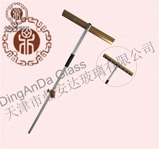 High speed oil feeding T type shape glass cutter with glass cutting wheel