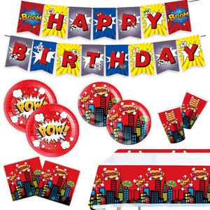 The <span class=keywords><strong>Avengers</strong></span> Thème Fête d'<span class=keywords><strong>anniversaire</strong></span> Vaisselle <span class=keywords><strong>Décoration</strong></span> Fournitures de fête Assiettes League Superhero Movie - Product Image 2
