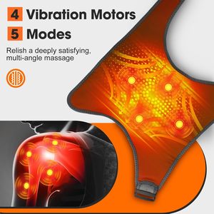 Cinturón de Masaje con Calor para Alivio del Dolor en Codo, Hombro y Rodilla, con Vibración y Calefacción Inteligente, Personalizable con Logotipo, Inalámbrico - Product Image 4